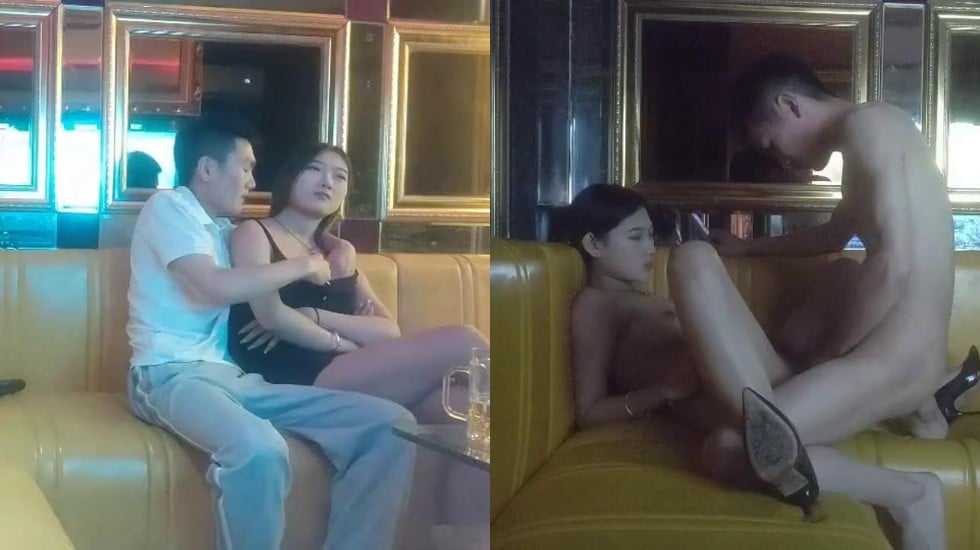 国产自拍怨种探花在KTV搂着小姑娘手就伸进了奶罩里面