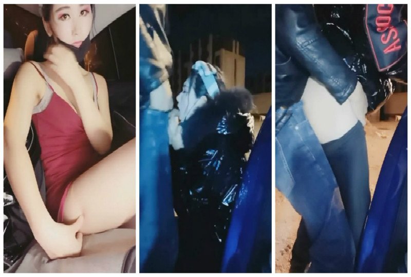 国产自拍【国产馆】模特身材时尚性感美女主播晚上和粉丝在户外工地啪啪外面实在太冷了
