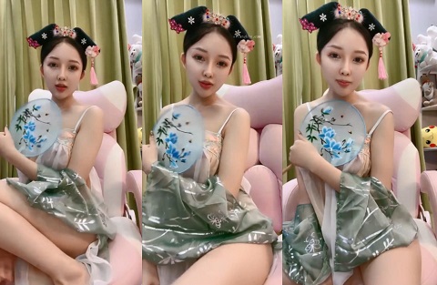 国产自拍【网红高颜值】推荐！古都洛阳女神【若曦555车模】COS宫廷格格 姨妈期扣B！~ ~✨✨✨--真是豁得出去，天生丽质，极品佳人，好精彩-3