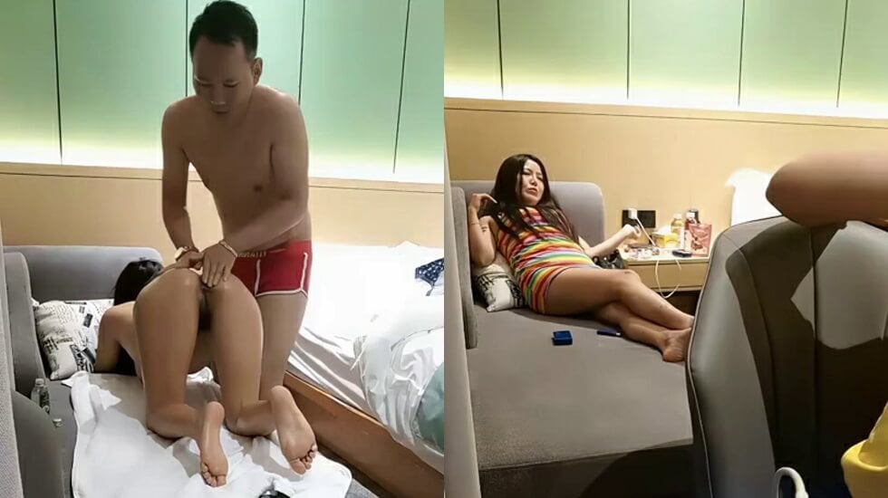 国产自拍约操包臀裙少妇,老哥花样多让少妇躺沙发推油,按完再开操你可太厉害了