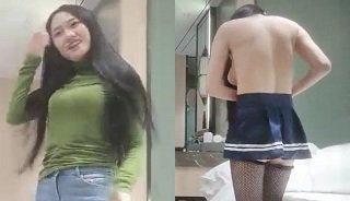 国产自拍約了個白皙長髮的苗條妹子啪啪~沒想到外套一脫這麼有料~還能穿著情趣裝熱舞呢!!