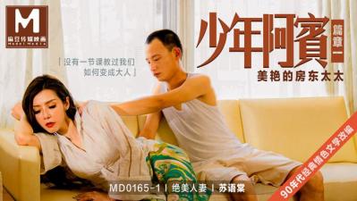麻豆AV国产麻豆AV MD MD0165-1 少年阿宾篇章一 美艳的房东太太 苏语棠